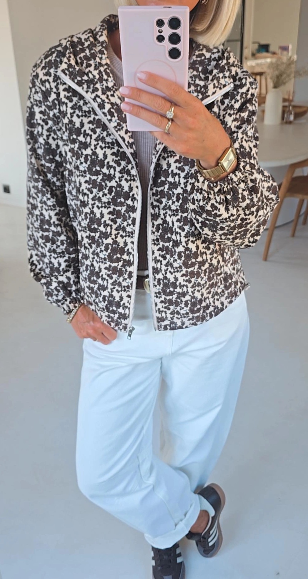 CILOU jacket with hoodie chocolat