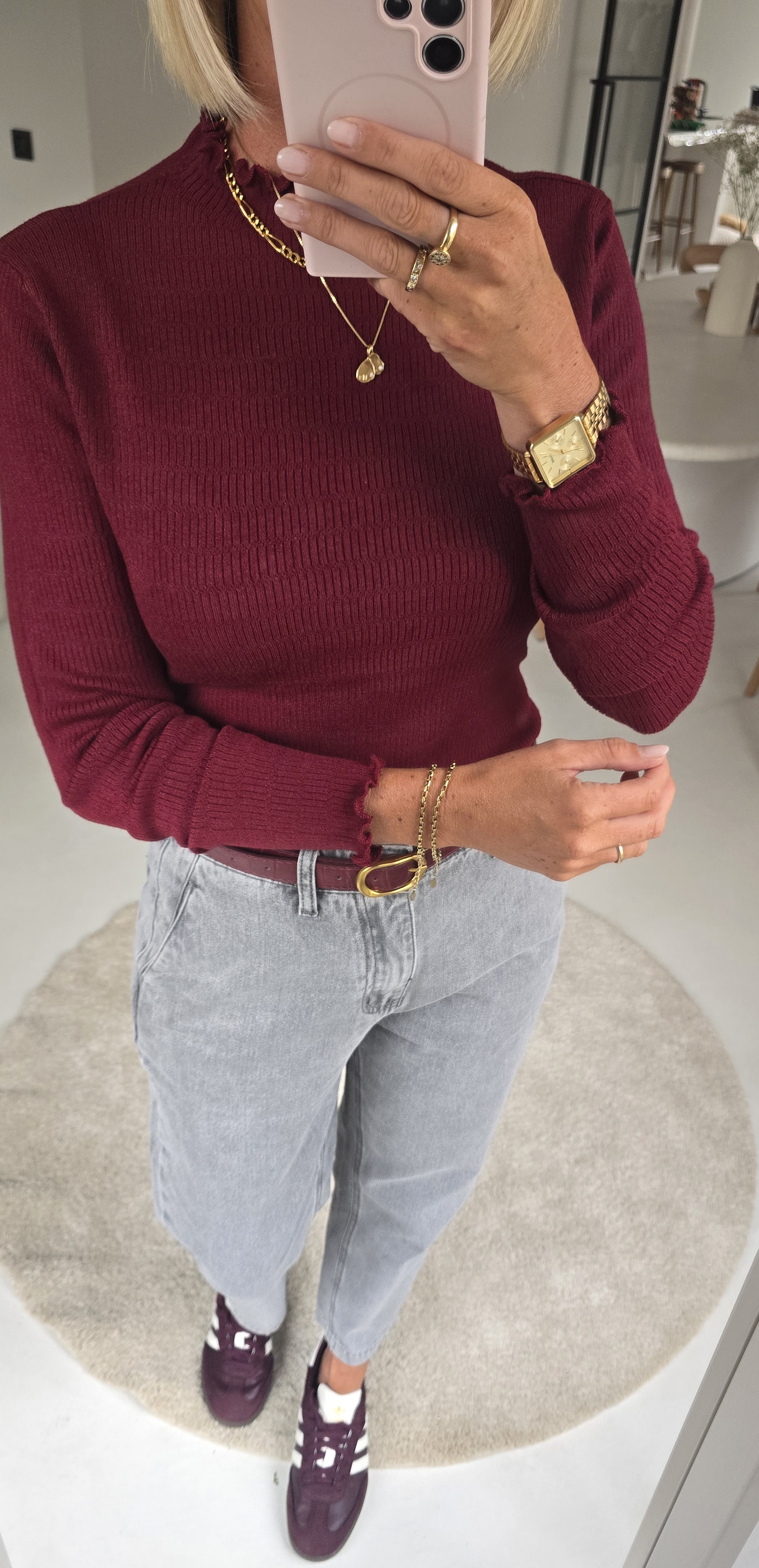 SOFTIE softest longsleeve burgundy