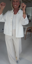 MYRTHE cotton jacket white