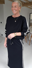TILLY sweatshirt skirt black