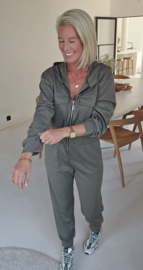 ANA sweatshirt jumpsuit khaki
