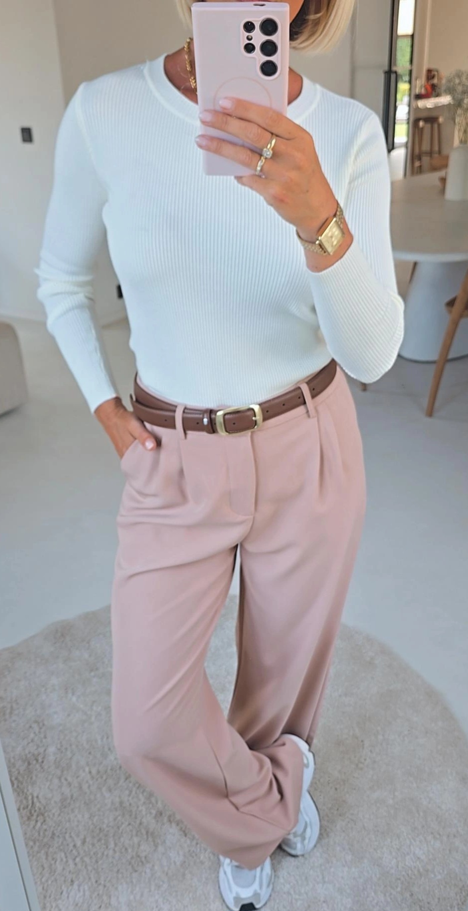 MILIA basic knit ecru