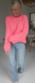 CHARLIZE supersoft knit neon coral