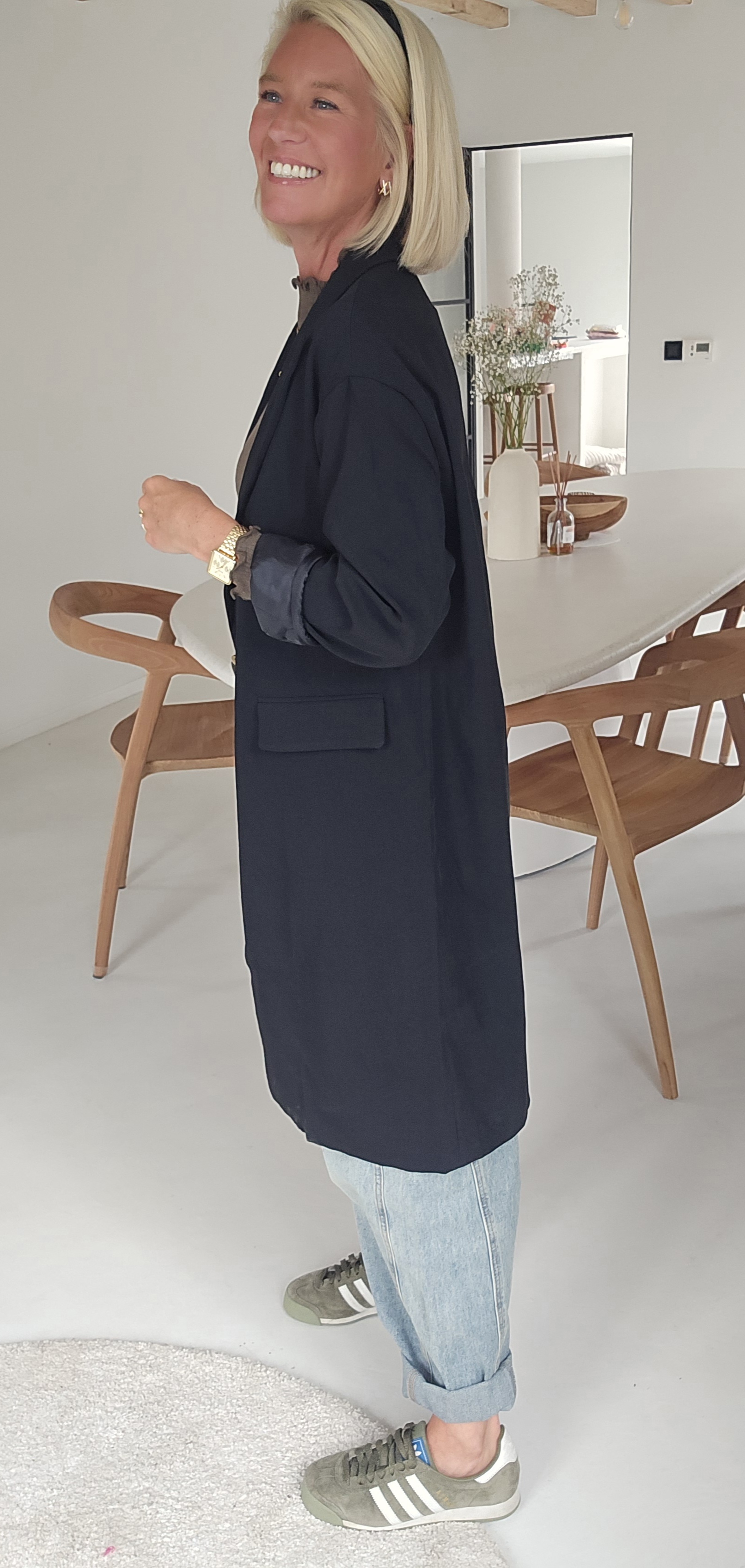 KATE maxi blazer black