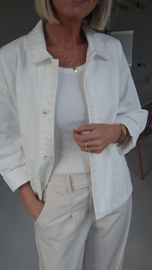 MYRTHE cotton jacket white