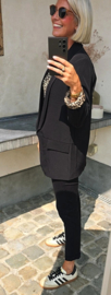 BASIC LEO blazer black