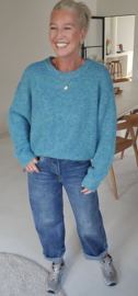 BEZIERS soft knit teal