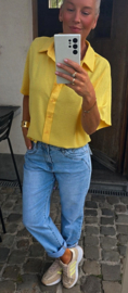MIA short-sleeved shirt yellow