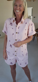 JONI jeans playsuit pink