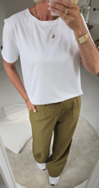 BASIC cotton T-shirt white
