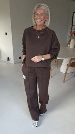 JOSJE jogger set chocolat