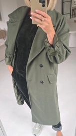 VERO soft velvet jogger set bottle green