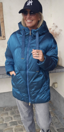 TISHA fancy coat teal