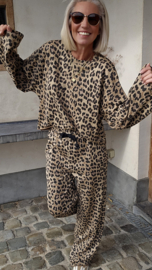 LEO jogger set camel