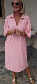 DIDOE maxi sponge dress baby pink