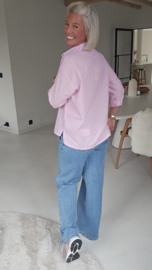 ROSALINE stripe shirt pink