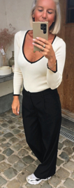 ZARA longsleeve ecru black