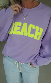 BEACH sweatshirt lilac