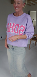 SOHO cotton sweatshirt lilac