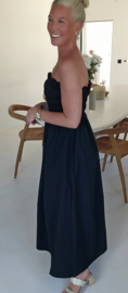 BENTHE bustier dress black
