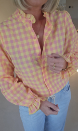 LILI checkered blouse