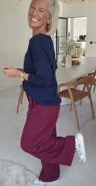 BECCA suit pants burgundy