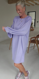 ARIEL sweatshirt dress lilac