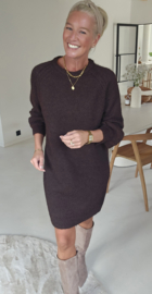 SELMA knit dress chocolat