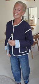 CARLOTTA cotton jacket navy