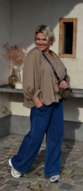 DOLLIE oversized blouse camel