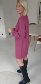 SELMA knit dress raspberry