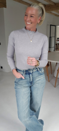 LIVIE wide leg jeans washed blue vintage
