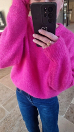 BEZIERS soft knit fuschia