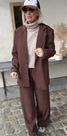 COLETTE suit blazer chocolat