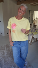 HAPPY T-shirt yellow