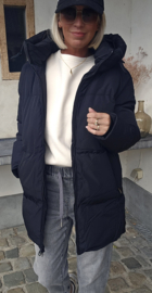 TRIX shorter winter puffer coat black