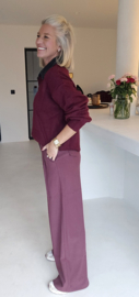 HELEN 2 tailored loose pants old pink