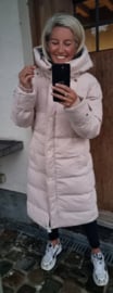 TRIX maxi winter puffer coat beige