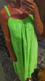 DODI maxi terry dress green