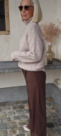 COLETTE suit pants chocolat