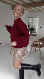 TINIA fleece sweatshirt burgundy