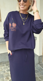 CHERRY sweatshirt navy