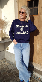 COFFEE sweatshirt navy