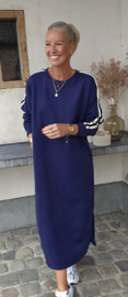 TILLY maxi sweatshirt dress navy