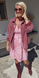 CERINNE viscose dress pink