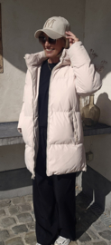 TRIX shorter winter puffer coat beige