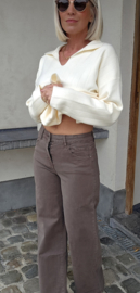ANAMARI wide leg jeans taupe