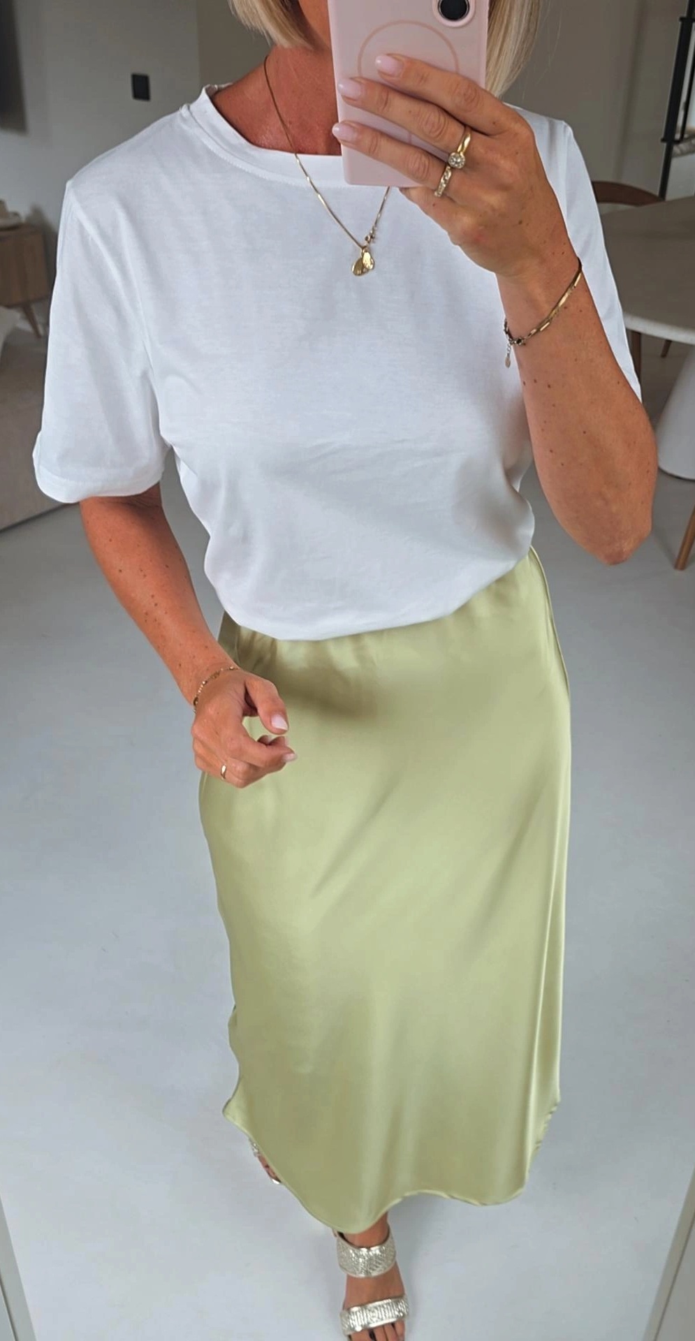 SUUZ maxi T-shirt dress olive