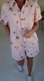 JONI jeans playsuit pink