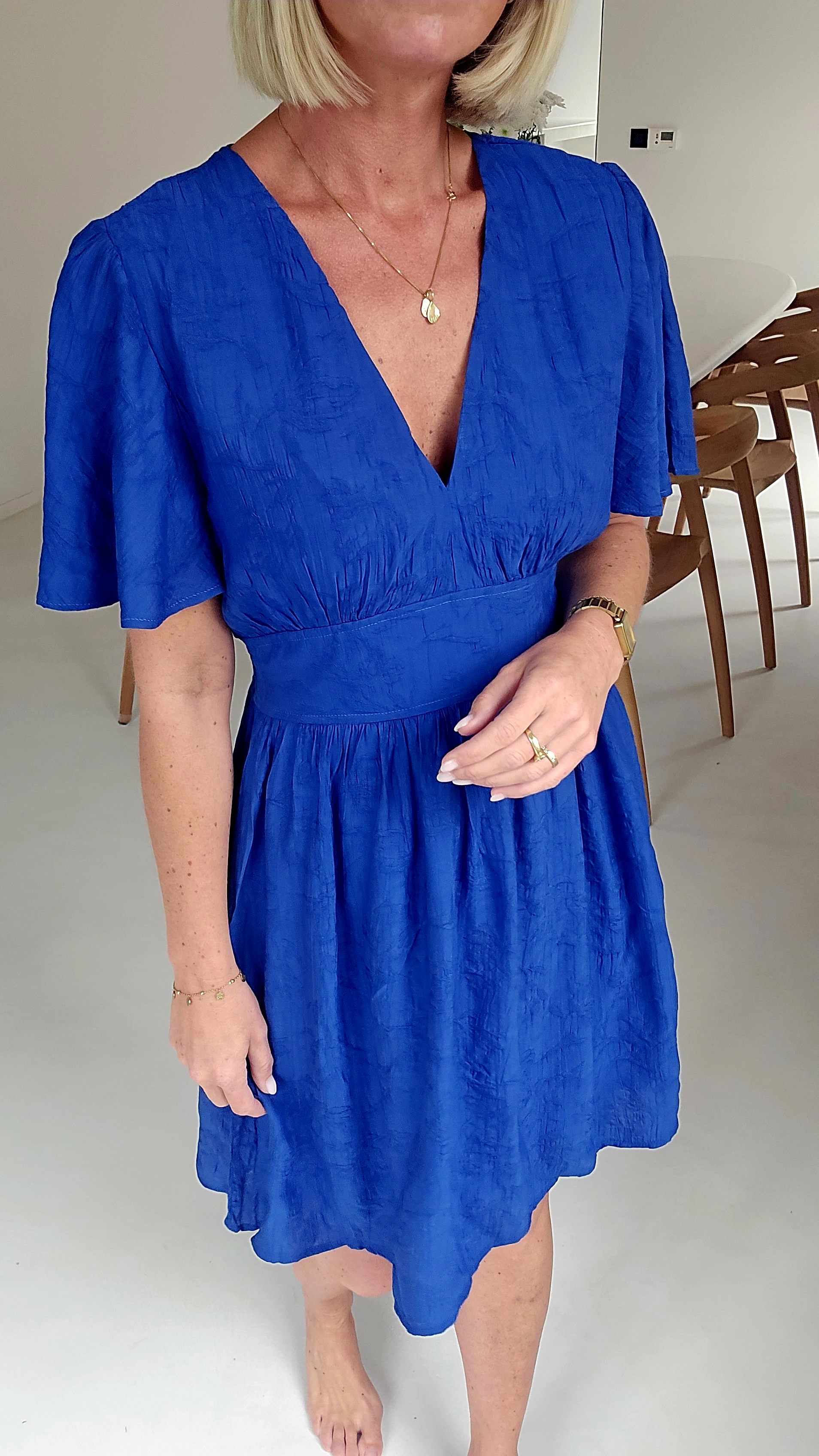 KIERA party dress kobalt blue